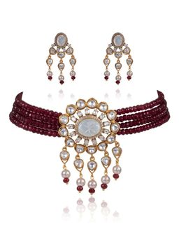 Joules By Radhika - White Nayra Jewellery Set