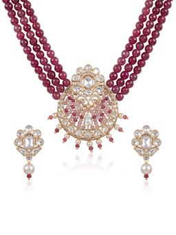 Joules By Radhika - White Zaavi Jewellery Set