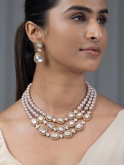 Joules By Radhika - White Tisha Jewellery Set