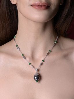 Joules By Radhika - Silver Lavanya Necklace