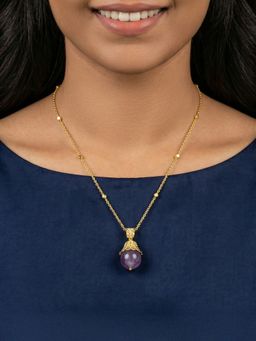Joules By Radhika - Purple Pavitra Necklace