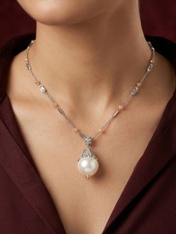 Joules By Radhika - White Yuvika Necklace