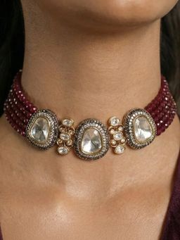 Joules By Radhika - White Jivika Jewellery Set