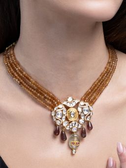 Joules By Radhika - White Nirvi Jewellery Set
