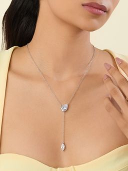Isharya - White Evelina Opaline Y Necklace