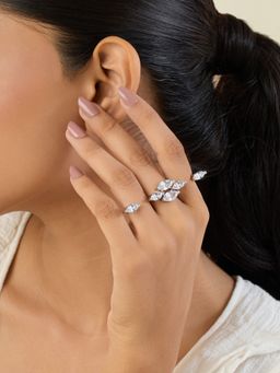 Isharya - White Arabella Opaline Ring