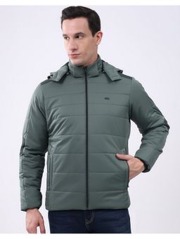 Monte Carlo - Green Men's Hooded Neck Full Sleeve Jacket