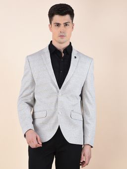 Cantabil - Men Beige Premium Regular Fit Notched Collar Casual Blazer