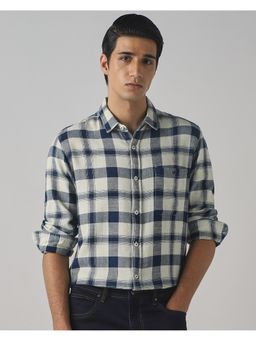 Mufti - Light White Checks Shirt