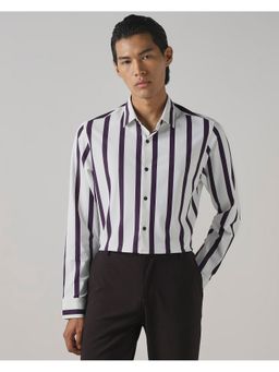 Mufti - Bright White Stripes Shirt