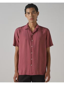 Mufti - Muted Rose Pink Solid Shirt