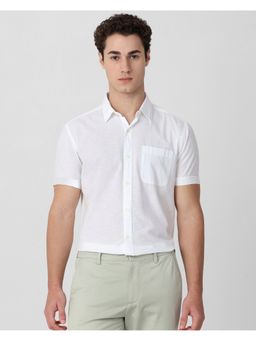 Mufti - Rich Eggshell White Solid Shirt
