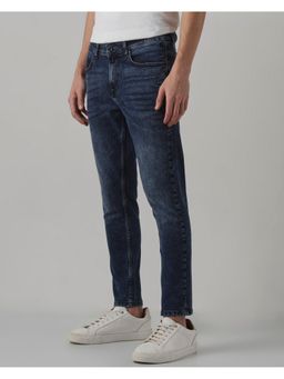 Mufti - Dark Indigo Textured Jeans