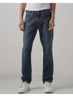 Mufti - Indigo Blue Solid Jeans