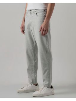 Mufti - Light Washed Grey Solid Jeans