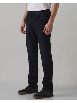 Mufti - Washed Black Solid Jeans