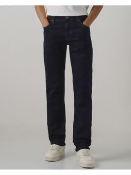 Mufti - Deep Indigo Blue Solid Jeans