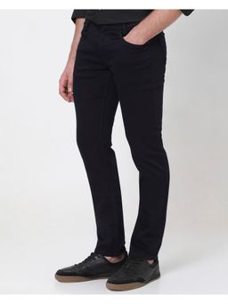 Mufti - Black Solid Jeans