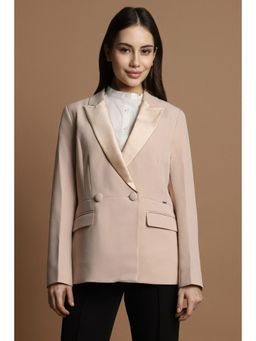 Allen Solly - Women Pink Regular Fit Blazer