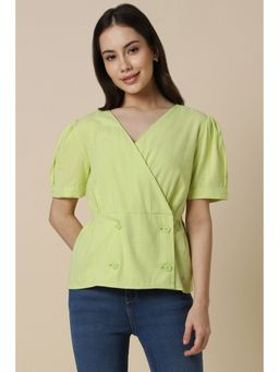 Allen Solly - Women Green Solid Casual Top