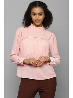 Allen Solly - Women Pink Solid Casual Top