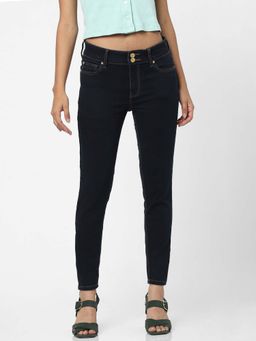 ONLY - Women Solid Navy Blue Jeans