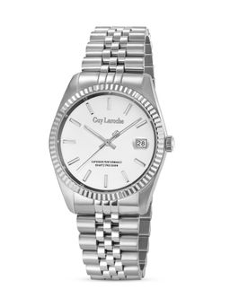 Guy Laroche - Anthony White Quartz Watch for Men - GLWGH0004701 (Medium)