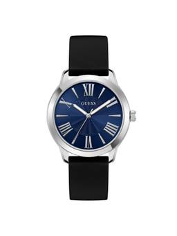 Guess - Men Round Blue Stainless Steel Analog Watch - U1500G1M (Medium)