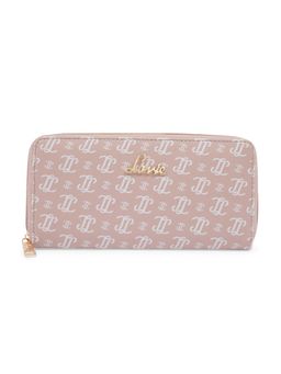 Lavie - Women's Sacy Monogram LL Print large Zip around Wallet (pink) (L)