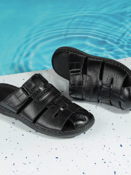 Mochi - Men Black Sandals