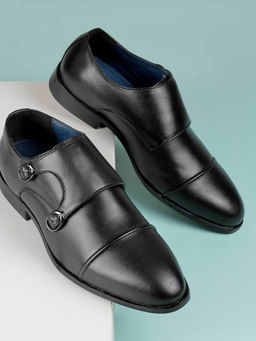 Mochi - Men Black Monk Straps