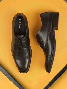 Mochi - Men Black Derbies
