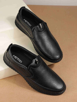 Metro - Men Black Loafers