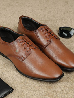 Metro - Men Tan Derbies