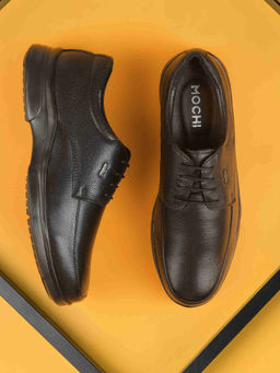 Mochi - Men Black Derbies
