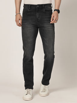 Style Quotient - Men Black Regular Fit Mid Rise Stretchable Jeans