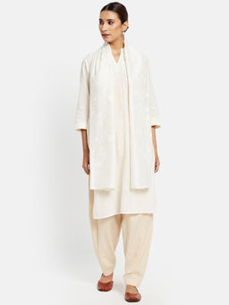 Fabindia - Cotton Silk Embroidery Women Stole