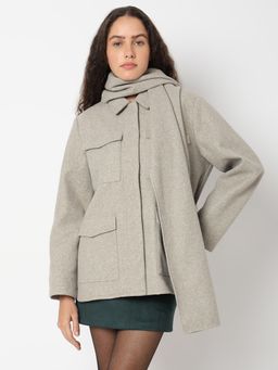 VERO MODA - Grey Trench Coat