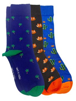 Mint & Oak - Sole Vibes Socks for Men (Pack of 3)