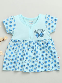 Bumzee - Blue Printed Dress