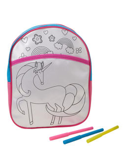 Accessorize London - White Printed Backpack