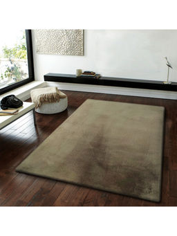 OBSESSIONS - Soft Shaggy Solid Carpet Olive