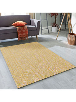 OBSESSIONS - Flat Weave Striped Carpet, Yellow