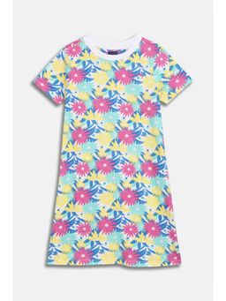 Allen Solly - Girls Multi Printed Casual Dress