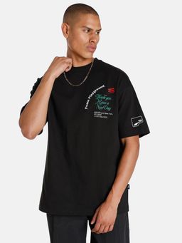Puma - Uptown Graphic Mens Black T-shirt