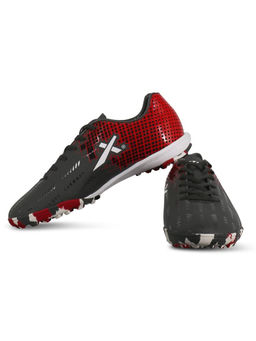 Vector X - Royale Plus Men Turf Football Shoes for Men - Red - Black