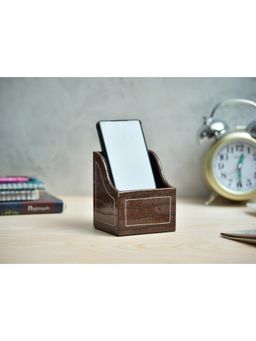Premsons - Premium Mobile Holder - Stand for Smartphones - Croc - Brown