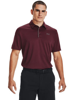 Under Armour - Red Tech Polo T-Shirt