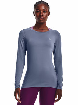 Under Armour - Blue Heat Gear Armour Long Sleeve T-Shirt