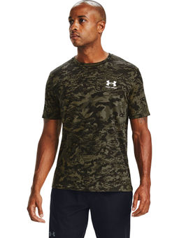 Under Armour - Green Abc Camo Short Sleeve T-Shirt